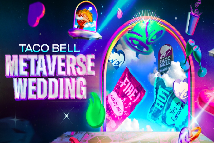 Pasangan ini, Memenangkan Kontes Pernikahan di Metaverse Taco Bell