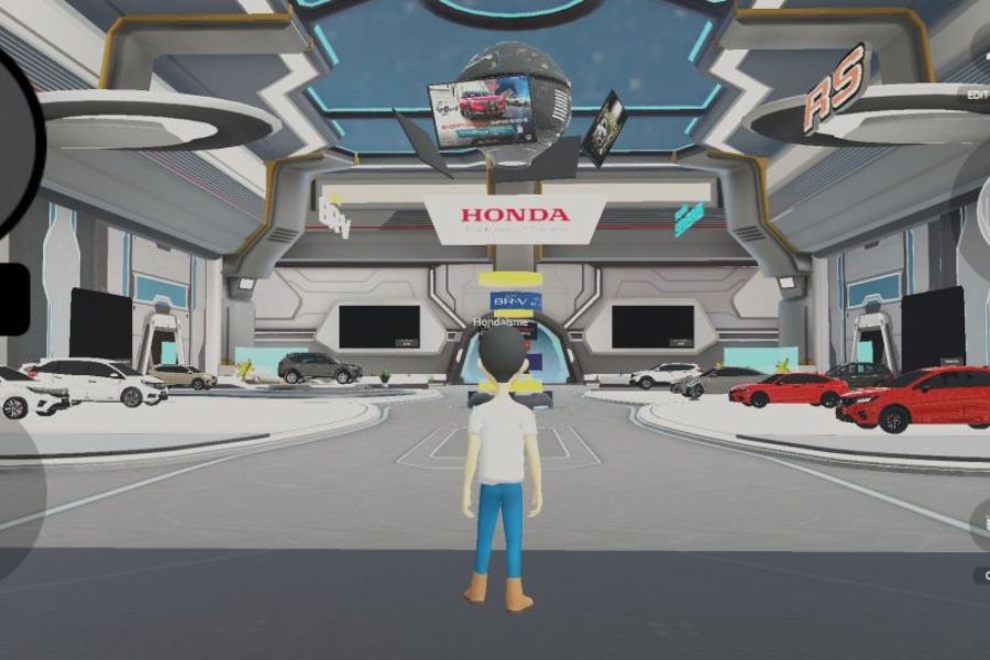 Showroom Honda di MetaNesia