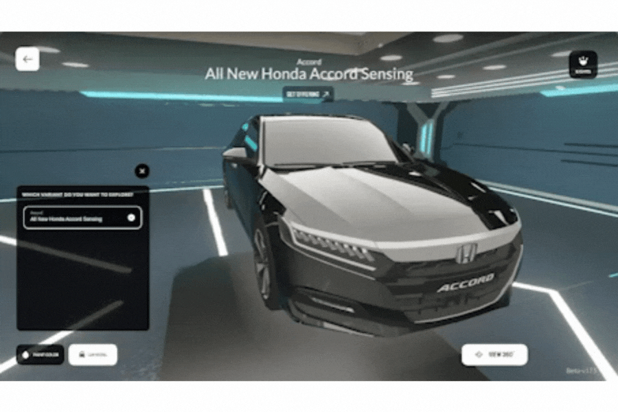 Eksterior virtual mobil Honda
